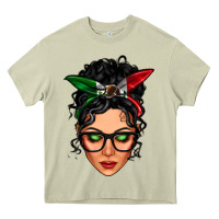 Mossy mexican latina girl messy bun Heavy Core Tee - LillyAllenDesigns