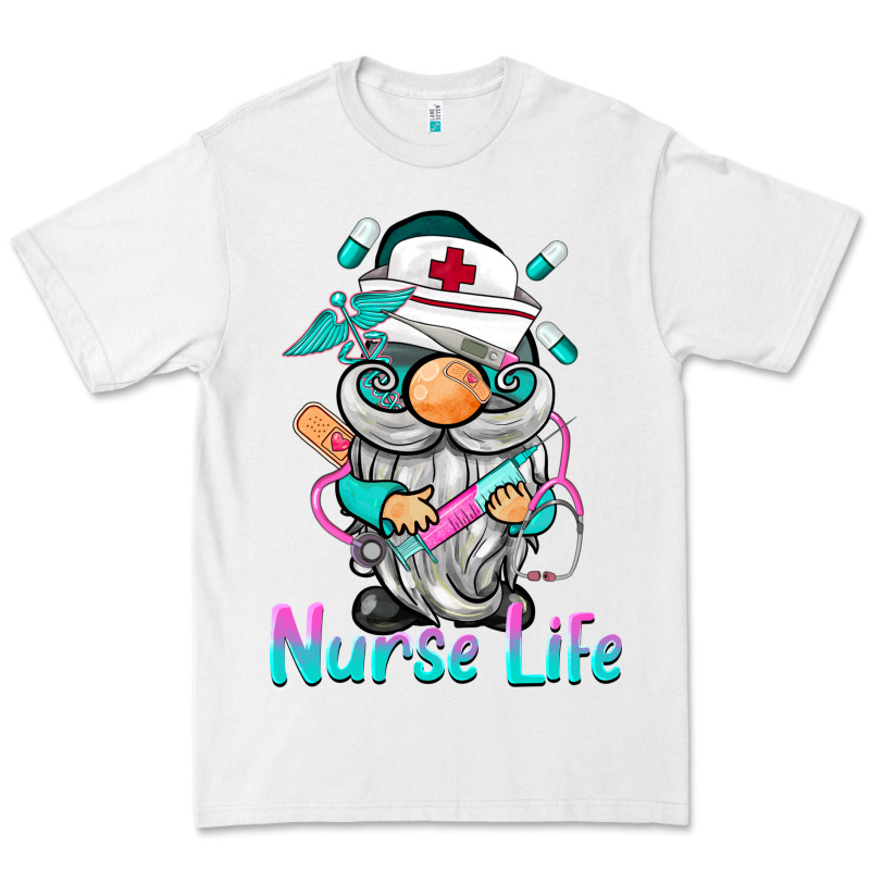Nurse Life  Gnome Premium Tee by BarkalooDesign | Teevron