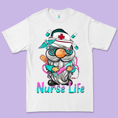 Nurse Life  Gnome Premium Tee Designed By Barkaloodesign