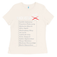 Bone Black History Year T Shirt African American Pride Month Gift Ladies Tee - minhPixels