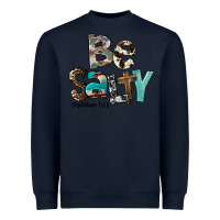Navy Be Salty Heavyweight Sweatshirt - FaDigitalArtStudio