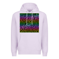 Lilac neon glitter safari seamless pattern Premium Hoodie - BundleAndBundleShop