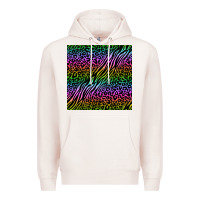 Pale Pink neon glitter safari seamless pattern Premium Hoodie - BundleAndBundleShop