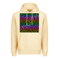 Pina Colada neon glitter safari seamless pattern Premium Hoodie - BundleAndBundleShop