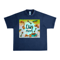 Navy dog mom Urban Heavy Tee - TumblerDesignByShophia
