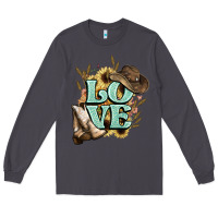 Smoke Love boots hat western Cowboy Long Sleeve Tee - HowdyJamesFarm