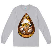 Moon Dust sunflower tooled leather bullskull teardrop earrings Long Sleeve Tee - Jasminsmagicworld