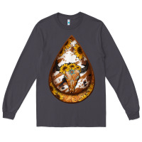 Smoke sunflower tooled leather bullskull teardrop earrings Long Sleeve Tee - Jasminsmagicworld