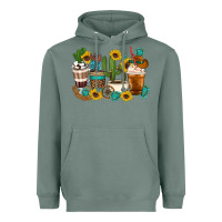 Sage Coffee cups Heavyweight Hoodie - Artiststas