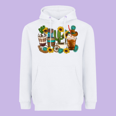 Coffee Cups Heavyweight Hoodie Designed By Artiststas