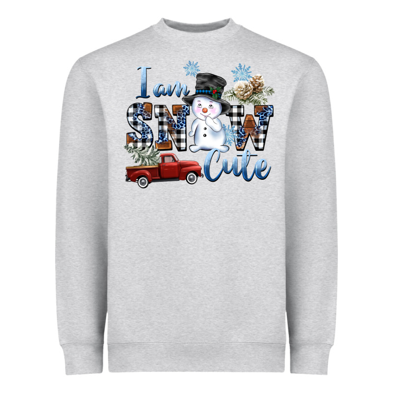 I Am Snow Cute Heavyweight Sweatshirt by FaDigitalArtStudio | Teevron