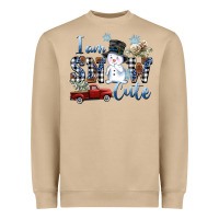 Mushroom I am Snow Cute Heavyweight Sweatshirt - FaDigitalArtStudio