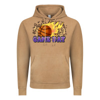 Vintage Camel game day basketball leopard flames fireball Vintage Hoodie - HowdyJamesFarm