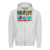 Dove Grey Rowdy Howdy Christmas Zipper Hoodie - CowhideDigitalArt
