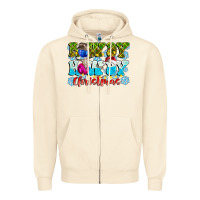 Sandshell Rowdy Howdy Christmas Zipper Hoodie - CowhideDigitalArt