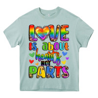 Arona love is about hearts not parts Heavy Core Tee - LillyAllenDesigns