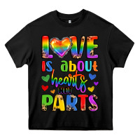 Black love is about hearts not parts Heavy Core Tee - LillyAllenDesigns