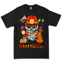 Black firefighter gnome Premium Tee - BarkalooDesign