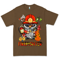 Cacao firefighter gnome Premium Tee - BarkalooDesign