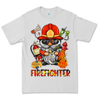 Dove Grey firefighter gnome Premium Tee - BarkalooDesign