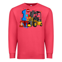 Cardinal forklift birthday one Premium Sweatshirt - Artiststas