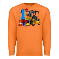 Carrot forklift birthday one Premium Sweatshirt - Artiststas