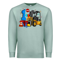 Seafoam forklift birthday one Premium Sweatshirt - Artiststas