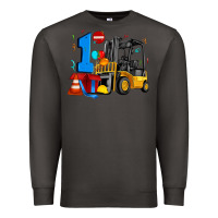 Smoke forklift birthday one Premium Sweatshirt - Artiststas