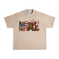 French Oak Army christmas love 4th Of July Urban Heavy Tee - HowdyJamesFarm