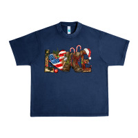 Navy Army christmas love 4th Of July Urban Heavy Tee - HowdyJamesFarm