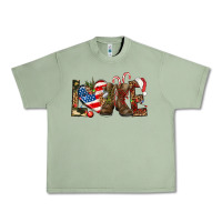 Oil Green Army christmas love 4th Of July Urban Heavy Tee - HowdyJamesFarm