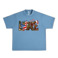 Pebble Blue Army christmas love 4th Of July Urban Heavy Tee - HowdyJamesFarm