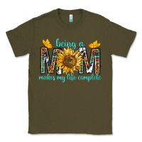 Army Green Being a Mom Makes My Life Complete Classic Tee - texasbilliewilder