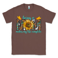 Chestnut Being a Mom Makes My Life Complete Classic Tee - texasbilliewilder
