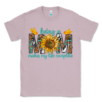 Lilac Being a Mom Makes My Life Complete Classic Tee - texasbilliewilder
