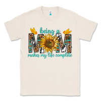 Natural Being a Mom Makes My Life Complete Classic Tee - texasbilliewilder