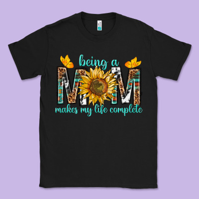 Being A Mom Makes My Life Complete Classic Tee Designed By Texasbilliewilder