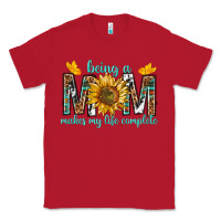 Red Being a Mom Makes My Life Complete Classic Tee - texasbilliewilder