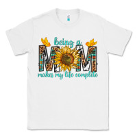 White Being a Mom Makes My Life Complete Classic Tee - texasbilliewilder