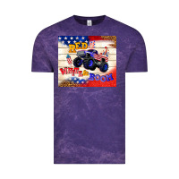Cloud Purple red white & boom Vintage Tee - TumblerDesignByShophia