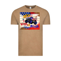 Vintage Coffee red white & boom Vintage Tee - TumblerDesignByShophia