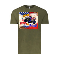 Vintage Olive red white & boom Vintage Tee - TumblerDesignByShophia