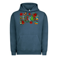 Pigment Midnight Navy mexicana Urban Hoodie - AdoDesignShop