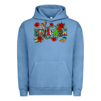 Pigment Pebble Blue mexicana Urban Hoodie - AdoDesignShop