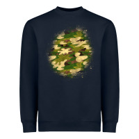 Navy camouflage patch 5 Heavyweight Sweatshirt - BundleAndBundleShop