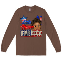 Chestnut little mister america black boy Long Sleeve Tee - CowGirlArtShop