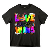 Asphalt love always wins Heavy Core Tee - LillyAllenDesigns