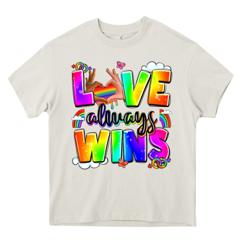 Love Always Wins Heavy Core Tee by LillyAllenDesigns | Teevron