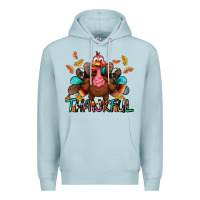 Blue Mist Thankful Premium Hoodie - BundleAndBundleShop