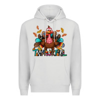 Dove Grey Thankful Premium Hoodie - BundleAndBundleShop